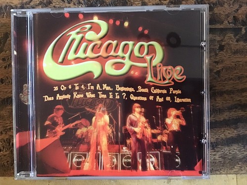 Chicago live very - live, cd